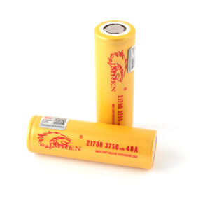 Imren (Gold) IMR 21700 (3750mAh) 40A 3.7v Batería Flat