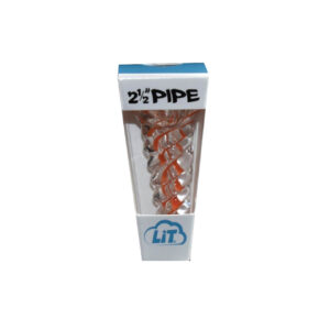 Pipa de vidrio de 2,5" Lit Pipes