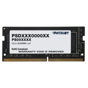 MEMORIA RAM LAPTOP 16GB PATRIOT PSD516G560081S SL DDR5 5600MHZ CL46 1.1V NEGRO