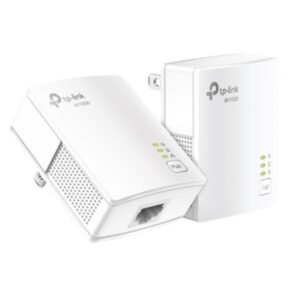 ADAPTADOR TP LINK TL-PA7017 KIT AV1000 GIGABIT POWERLINE STARTER KIT ETHERNET / RED ELÉCTRICA 1000 MBPS TL-PA7017 KIT(US) BLANCO