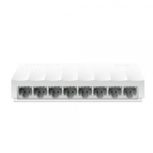 SWITCH TP-LINK LS1008 8 PUERTOS RJ45 FAST ETHERNET 10/100 MBPS NO ADMINISTRABLE BLANCO