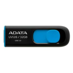 MEMORIA USB 32GB ADATA UV128 USB-A  3.2 GEN 1 AUV128-32G-RBE NEGRO / AZUL