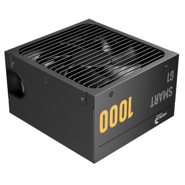 FUENTE DE PODER AEROCOOL SMART G1 1000W 80 PLUS BRONZE NO MODULAR ATX ACPG-SRK0FUC.71 NEGRO