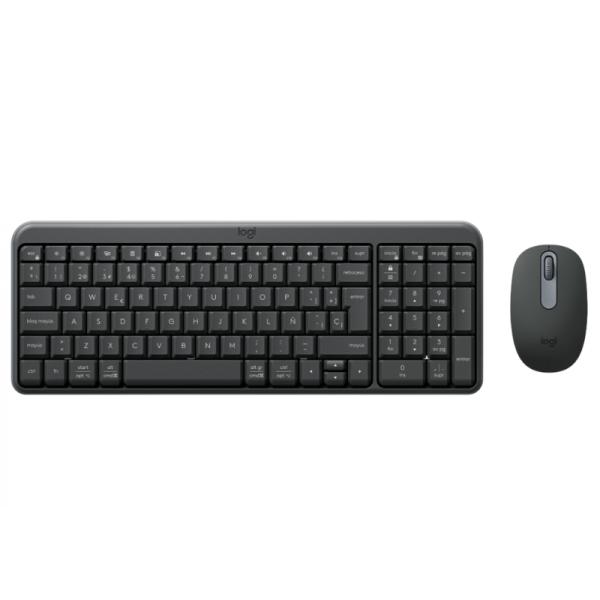 TECLADO Y MOUSE LOGITECH MK250 COMPACT INALAMBRICO BLUETOOTH 920-013513 NEGRO