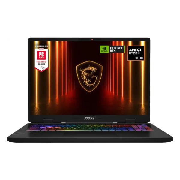 LAPTOP GAMING MSI CROSSHAIR A16 HX INGLES 16 PULG AMD RYZEN 9 8940HX 16GB RAM 1TB SSD RTX 5060 8GB WIN 11 D8WFKG-090US-C GRIS